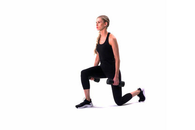 Dumbbell Seesaw Lunge